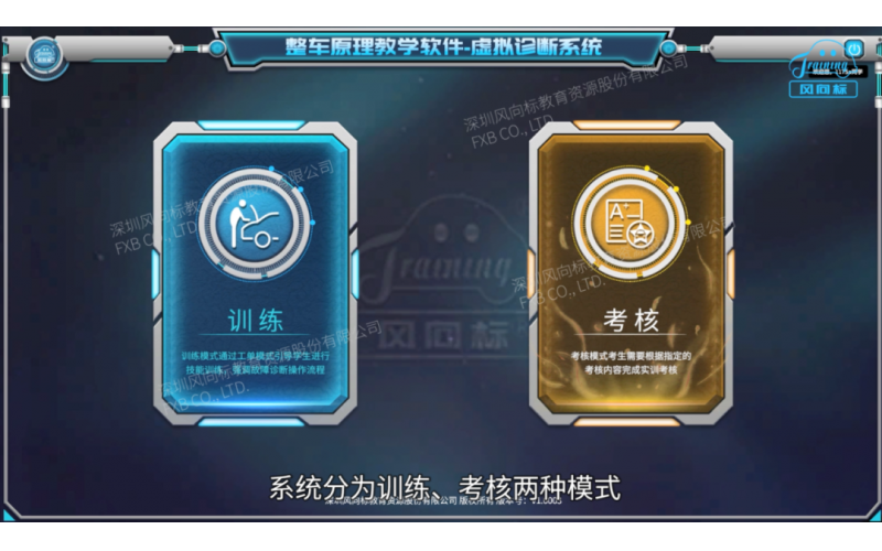 整車(chē)故障診斷虛擬仿真系統（東風(fēng)天錦）